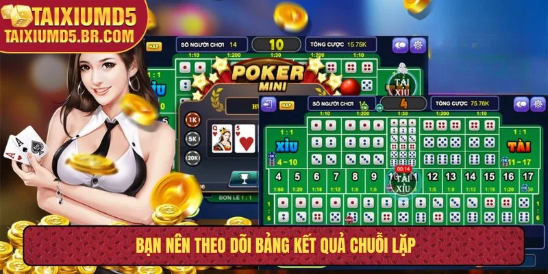 Bạn nên theo dõi bảng kết quả chuỗi lặp