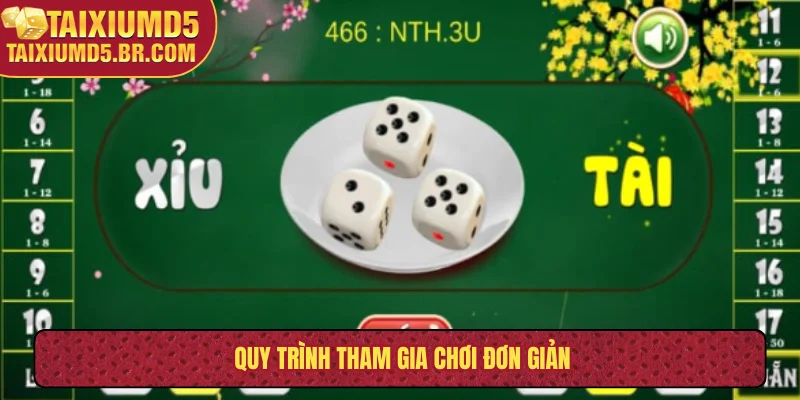 Quy trình tham gia chơi đơn giản