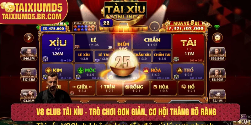 V8 Club tài xỉu